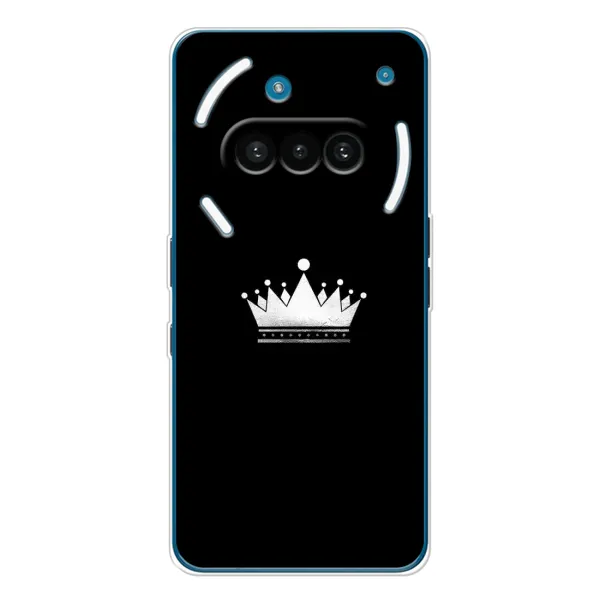Чехол с рисунком «Белая корона» для Nothing Phone (3a) Чехол с рисунком «Белая корона» для Nothing Phone (3a)