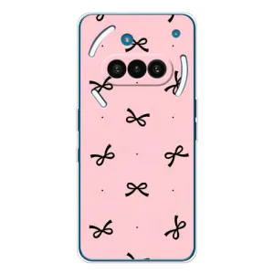 Чохол банти для Nothing Phone (3a) (Чорні бантики)
