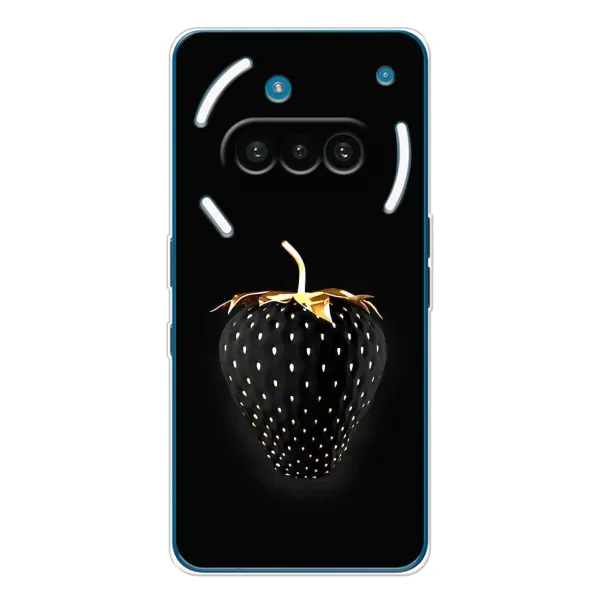 Чехол с рисунком «Чёрная клубника» для Nothing Phone (3a) Чехол с рисунком «Чёрная клубника» для Nothing Phone (3a)