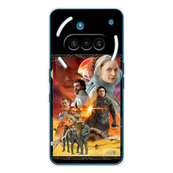 Чехол с рисунком «Д Ю Н А» для Nothing Phone (3a)