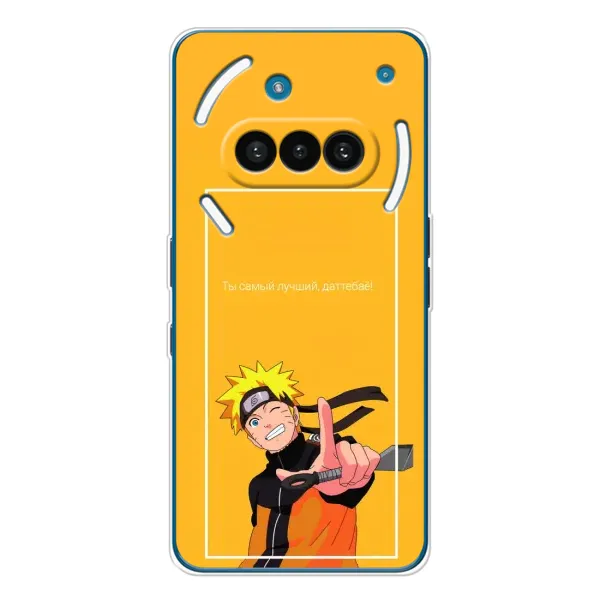 Чехол с рисунком «Даттебаё» для Nothing Phone (3a) Чехол с рисунком «Даттебаё» для Nothing Phone (3a)