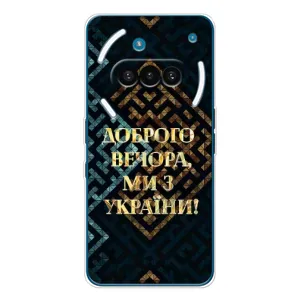 Силиконовый Чехол на Nothing Phone (3a) (Я-Украина) (Доброго вечера)