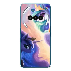 Чехол Unicorn на Nothing Phone (3a) (Единорожки на тучках)