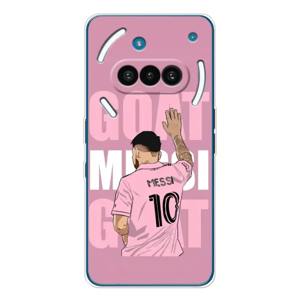 Чехол с рисунком «GOAT MESSI» для Nothing Phone (3a) Чехол с рисунком «GOAT MESSI» для Nothing Phone (3a)
