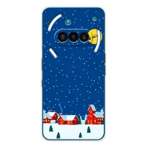 Силіконовий бампер на різдво для Nothing Phone (3a) (Місто в снігу)