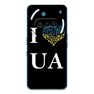 Силиконовый Чехол на Nothing Phone (3a) (Я-Украина) (I Love UA)