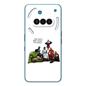 Чехлы для Nothing Phone (3a) (Для Христиан) (Иисус супергерой)