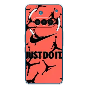 Силіконовый Чохол Nike Air Jordan на Натинг Фон (3а) (Just Do It)
