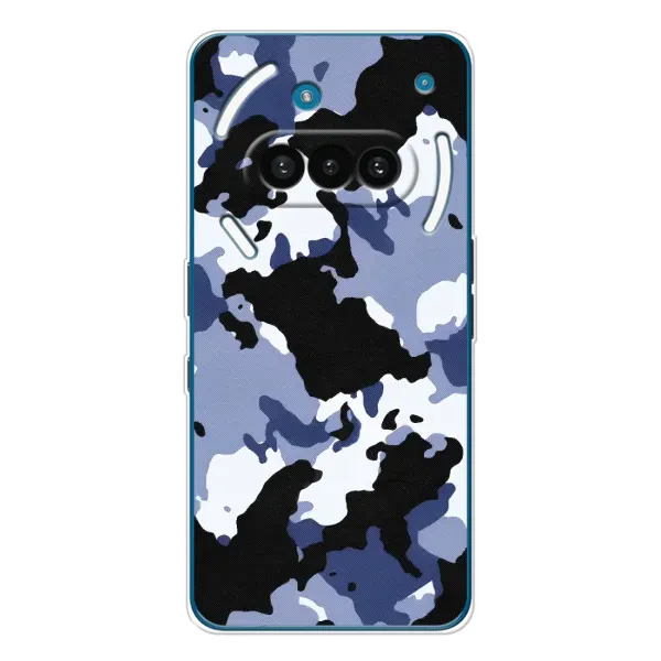 Чехол с рисунком «Камуфляжный Серый» для Nothing Phone (3a)