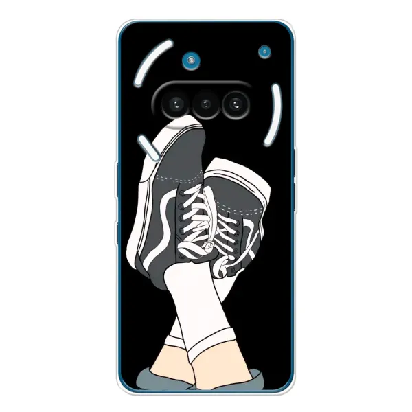 Чехол с рисунком «Кеды» для Nothing Phone (3a) Чехол с рисунком «Кеды» для Nothing Phone (3a)