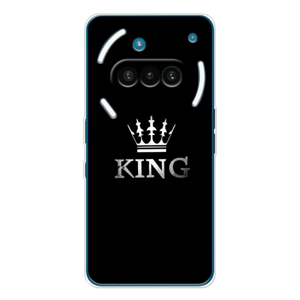 Чехол с рисунком «KING» для Nothing Phone (3a) Чехол с рисунком «KING» для Nothing Phone (3a)