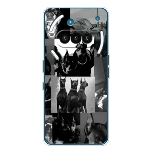 Чехол ДОБЕРМАН для Nothing Phone (3a) (Коллаж Доберман)