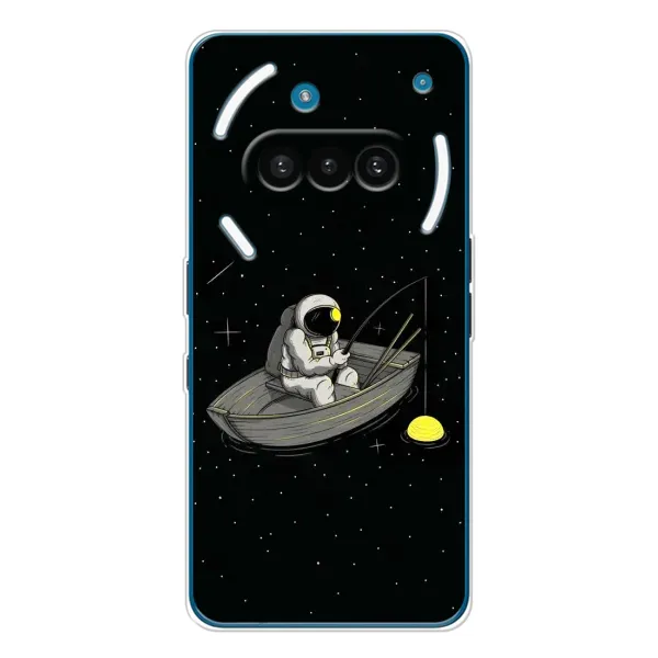 Чехол с рисунком «Космонавт на рыбалке» для Nothing Phone (3a) Чехол с рисунком «Космонавт на рыбалке» для Nothing Phone (3a)