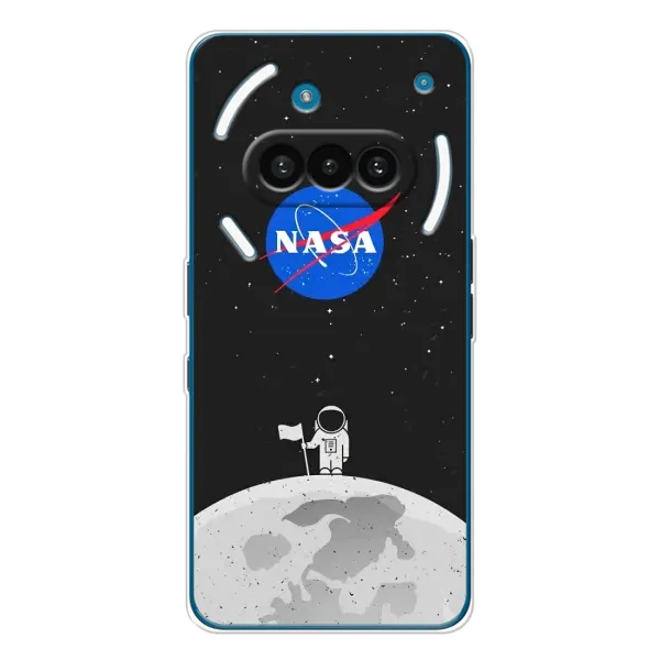 Чехол с рисунком «Космонавт NASA» для Nothing Phone (3a) Чехол с рисунком «Космонавт NASA» для Nothing Phone (3a)