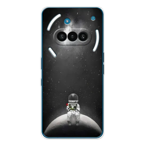 Чехол с рисунком «Космонавт романтик» для Nothing Phone (3a) Чехол с рисунком «Космонавт романтик» для Nothing Phone (3a)