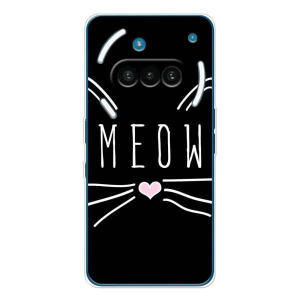 Чехол с рисунком «КОТИК MEOW» для Nothing Phone (3a) Чехол с рисунком «КОТИК MEOW» для Nothing Phone (3a)