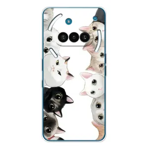 Силиконовый чехол с котиком для Nothing Phone (3a) (Коты)