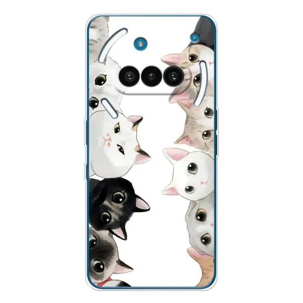 Чехол с рисунком «Коты» для Nothing Phone (3a)