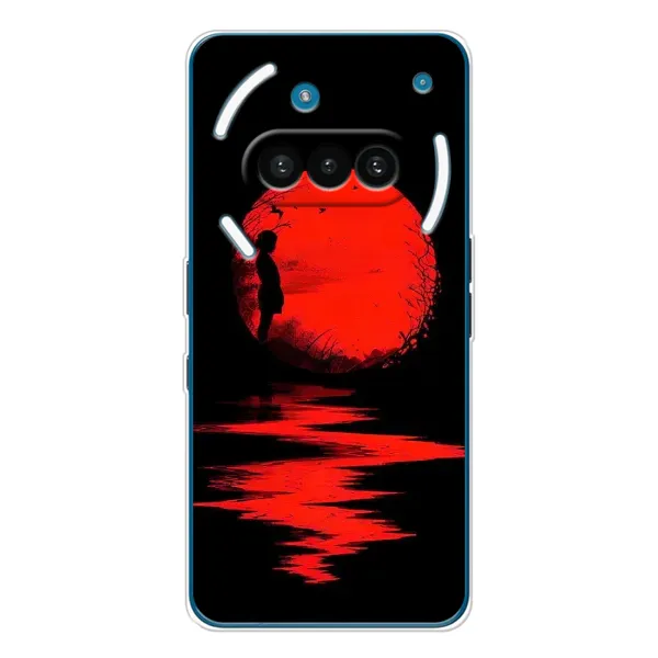 Чохол з малюнком «Червоний Захід сонця» для Nothing Phone (3a) Чохол з малюнком «Червоний Захід сонця» для Nothing Phone (3a)