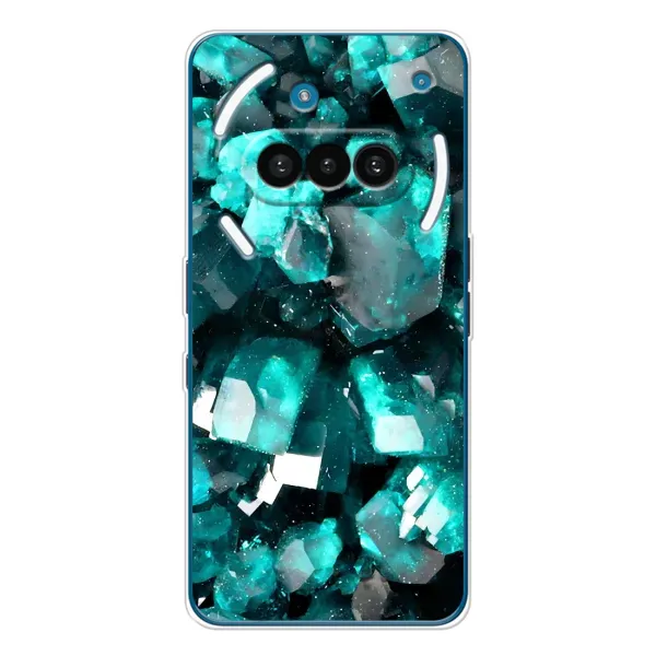 Чехол с рисунком «Кристалы» для Nothing Phone (3a) Чехол с рисунком «Кристалы» для Nothing Phone (3a)