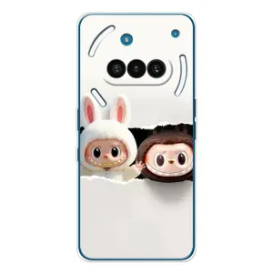 Чехол с принтом Лабубу для Nothing Phone (3a) (Фигурки Labubu)