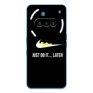 Силіконовый Чохол на Nothing Phone (3a) з картинкою НАЙК (Later)