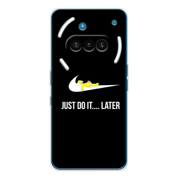 Чехол с рисунком «Later» для Nothing Phone (3a) Чехол с рисунком «Later» для Nothing Phone (3a)