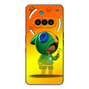 Чохол Бравл Старс для Nothing Phone (3a) (LEON в кофті)