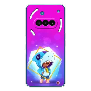 Чохол Бравл Старс для Nothing Phone (3a) (Леон у костюмі Акули)