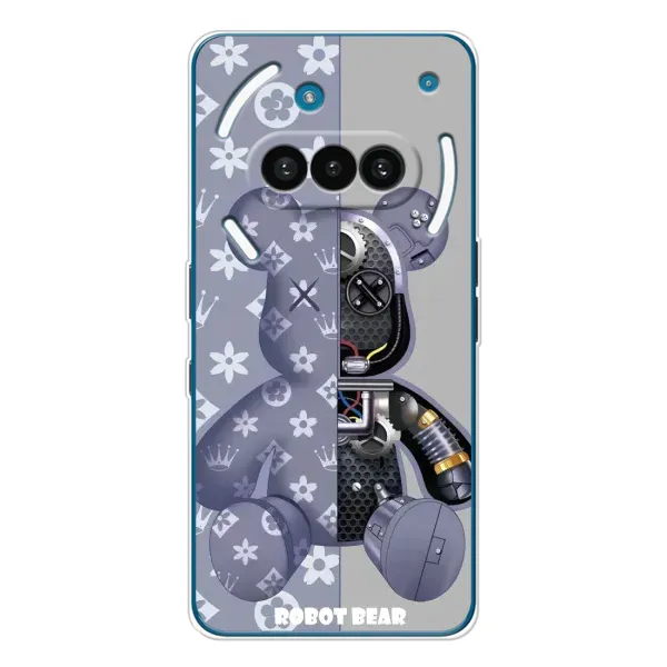 Чехол с рисунком «Медведь Louis Vuitton» для Nothing Phone (3a)