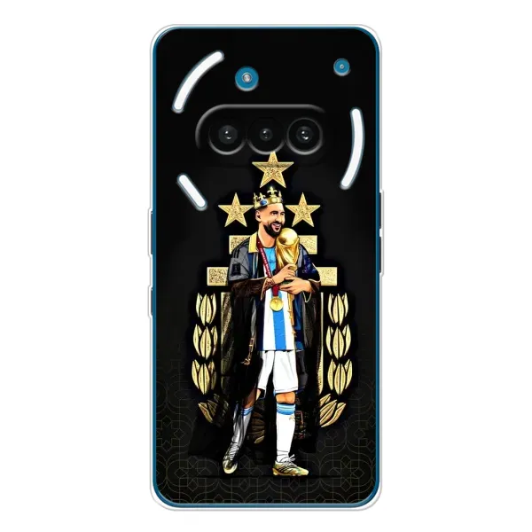 Чохол з малюнком «Мессі король» для Nothing Phone (3a) Чохол з малюнком «Мессі король» для Nothing Phone (3a)