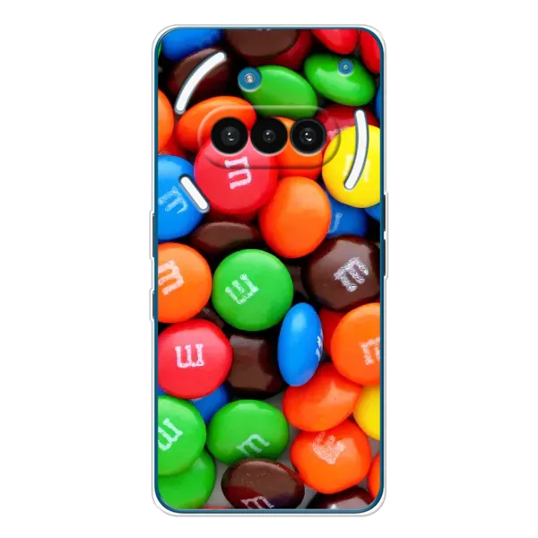 Чехол с рисунком «Разноцветные M&M'S» для Nothing Phone (3a) Чехол с рисунком «Разноцветные M&M'S» для Nothing Phone (3a)