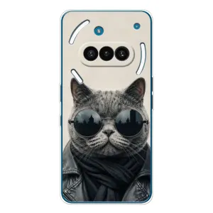 Чехол на тематику: Коты для Nothing Phone (3a) (Модный кот)