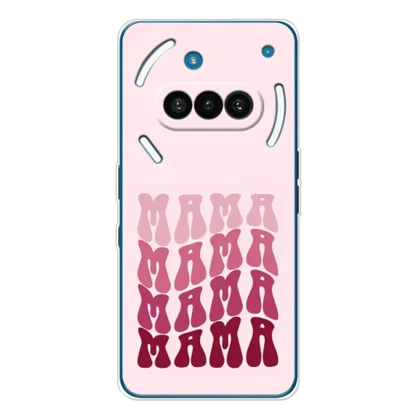 Чехол с рисунком «Надпись мама» для Nothing Phone (3a)
