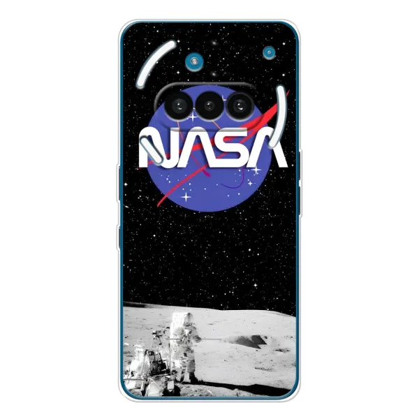 Чехол с рисунком «Nasa на луне» для Nothing Phone (3a) Чехол с рисунком «Nasa на луне» для Nothing Phone (3a)