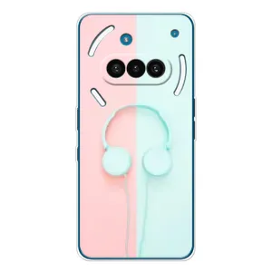 Чехол с рисунком «Наушники» для Nothing Phone (3a)