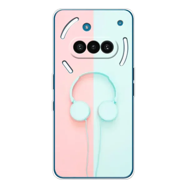 Чехол с рисунком «Наушники» для Nothing Phone (3a)