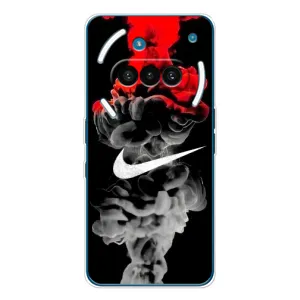 Силіконовый Чохол на Nothing Phone (3a) з картинкою НАЙК (Nike дим)