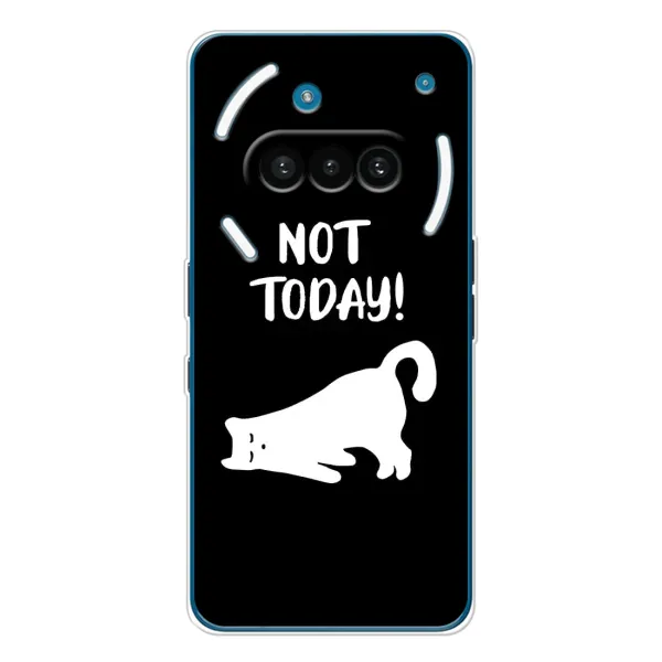 Чехол с рисунком «Not Today» для Nothing Phone (3a) Чехол с рисунком «Not Today» для Nothing Phone (3a)