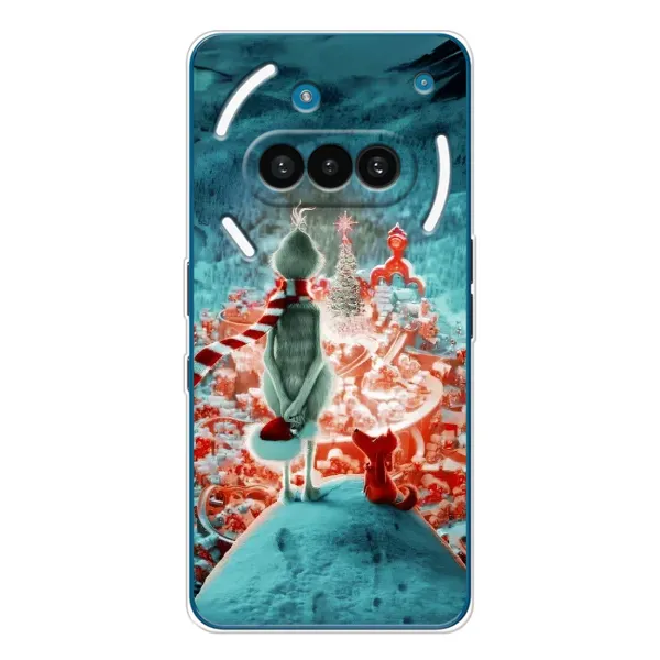Чехол с рисунком «Новогодний Гринч» для Nothing Phone (3a) Чехол с рисунком «Новогодний Гринч» для Nothing Phone (3a)
