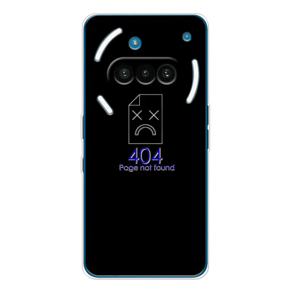 Чехол с рисунком «Ошибка 404» для Nothing Phone (3a)