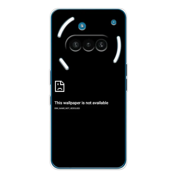 Чехол с рисунком «Ошибка» для Nothing Phone (3a)