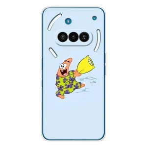 Чехлы с Патриком на Nothing Phone (3a) (Патрик с подушкой)