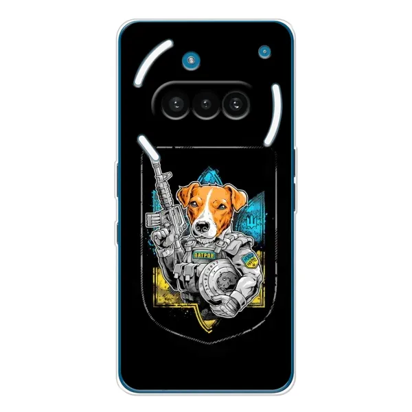 Чехол с рисунком «Патрон Воин» для Nothing Phone (3a)