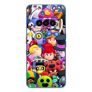 Силіконовый Чохол на Nothing Phone (3a) з картинкою Brawl Stars (Персонажі)
