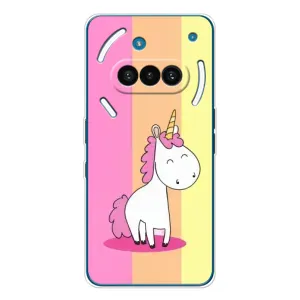 Чехол Unicorn на Nothing Phone (3a) (Радужный Единорог)