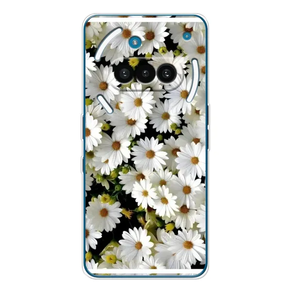 Чехол с рисунком «Рамка в ромашках» для Nothing Phone (3a) Чехол с рисунком «Рамка в ромашках» для Nothing Phone (3a)