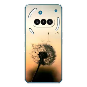 Силиконовый Чехол с одуванчиками на Nothing Phone (3a) (Роздумаханый одуванчик)