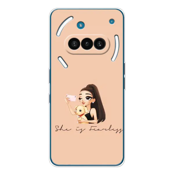 Чехол с рисунком «С собакой» для Nothing Phone (3a) Чехол с рисунком «С собакой» для Nothing Phone (3a)