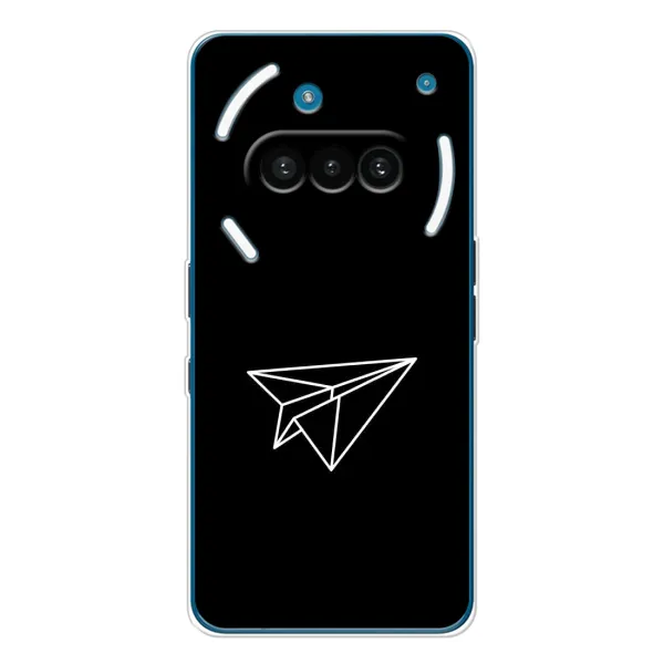 Чехол с рисунком «Самолетик» для Nothing Phone (3a) Чехол с рисунком «Самолетик» для Nothing Phone (3a)